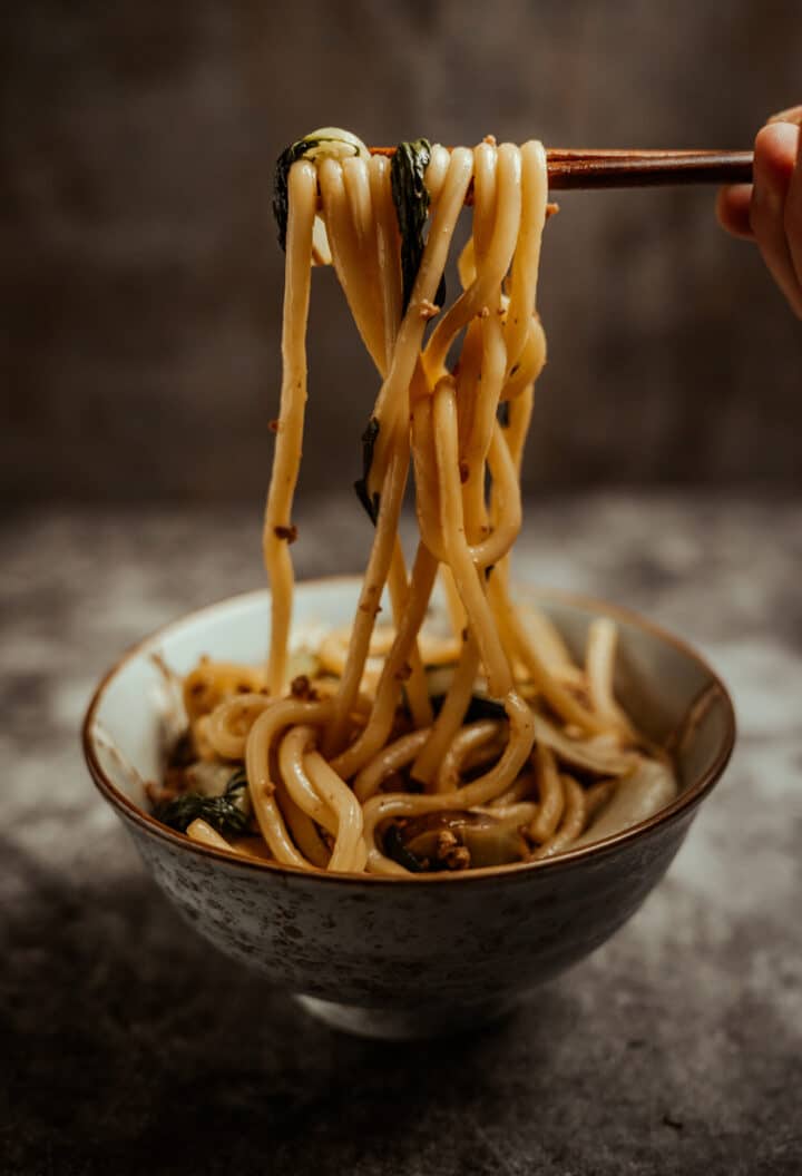 Yaki Udon - Rezept für gebratene Udon Nudeln aus Japan