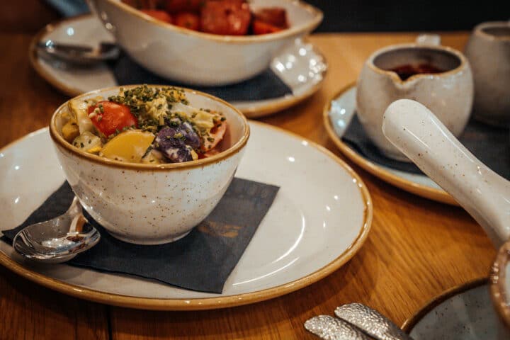 Abendessen im Heimatrestaurant « dahoim »