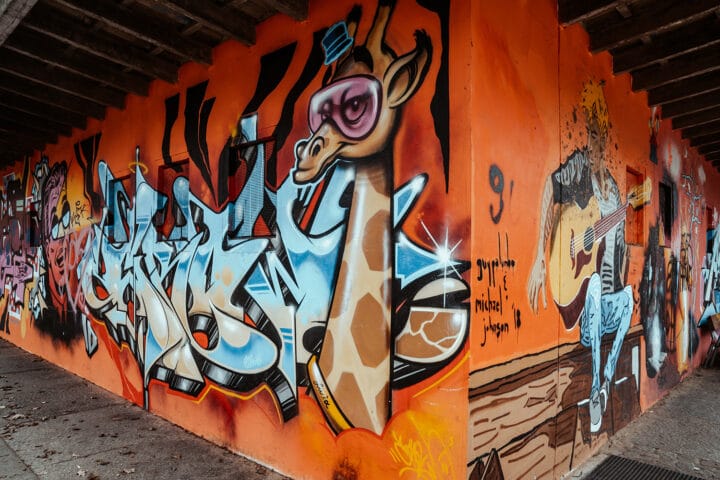 Street Art an der Theodor-Heuss-Brücke Nürnberg