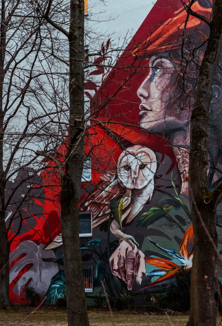 Street Art im Cramer-Klett-Park in Nürnberg