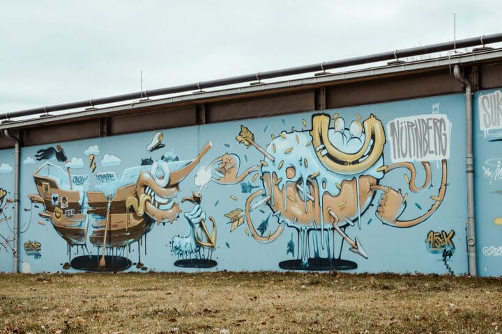 Streetart am Westbad Nürnberg