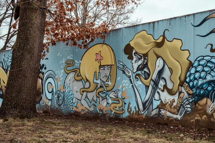 Streetart am Westbad Nürnberg