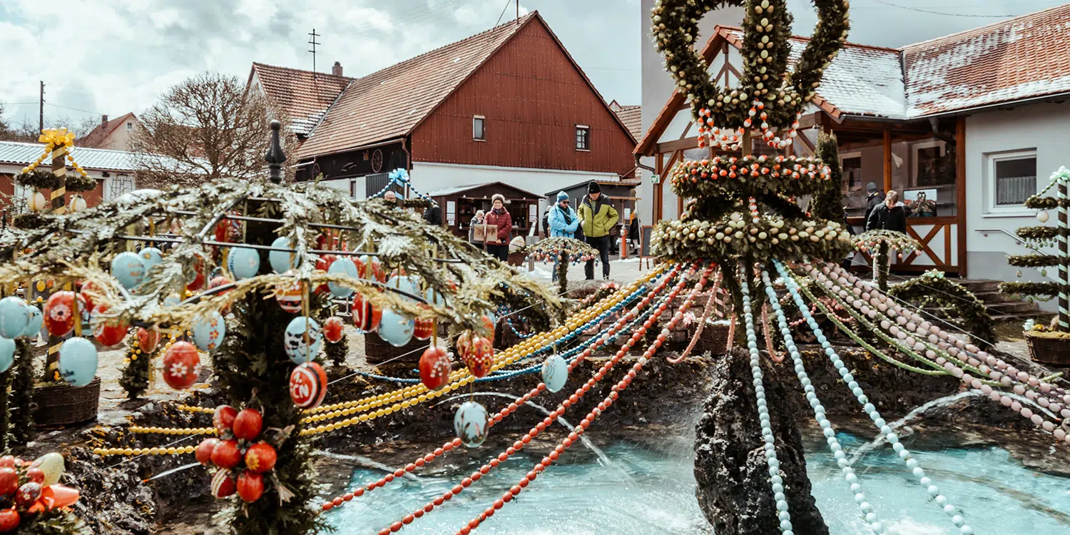 Die schönsten Osterbrunnen in der Fränkischen Schweiz