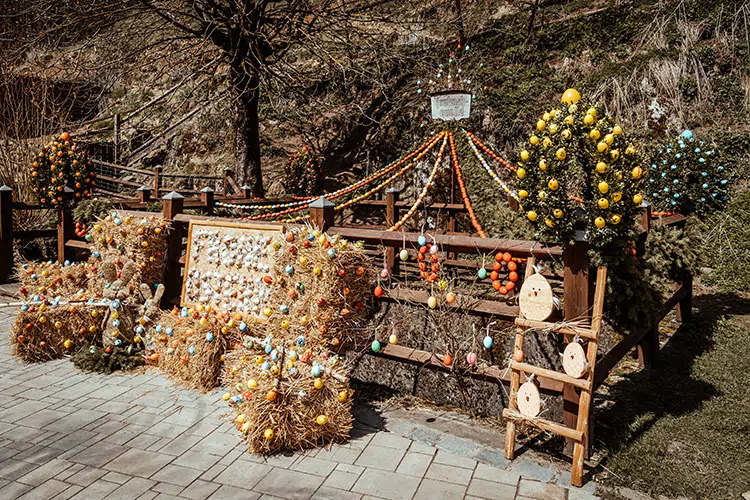 Osterbrunnen in Obertrubach