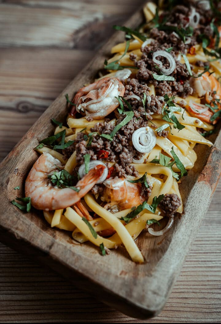 Thai Mangosalat Rezept mit Garnelen