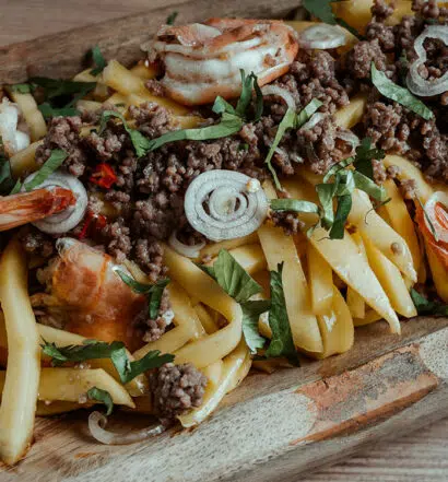 Grüner Mangosalat aus Thailand