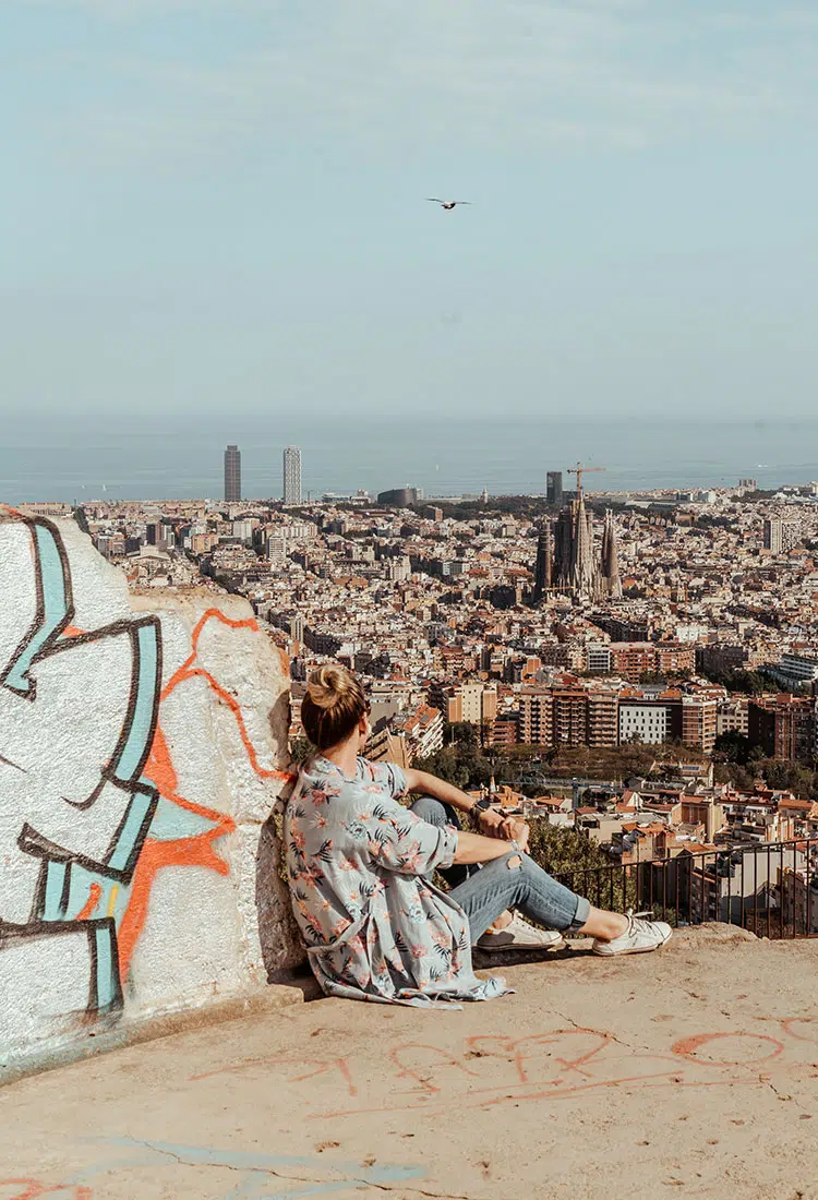 Bunkers del Carmel auf dem Turó de la Rovira in Barcelona