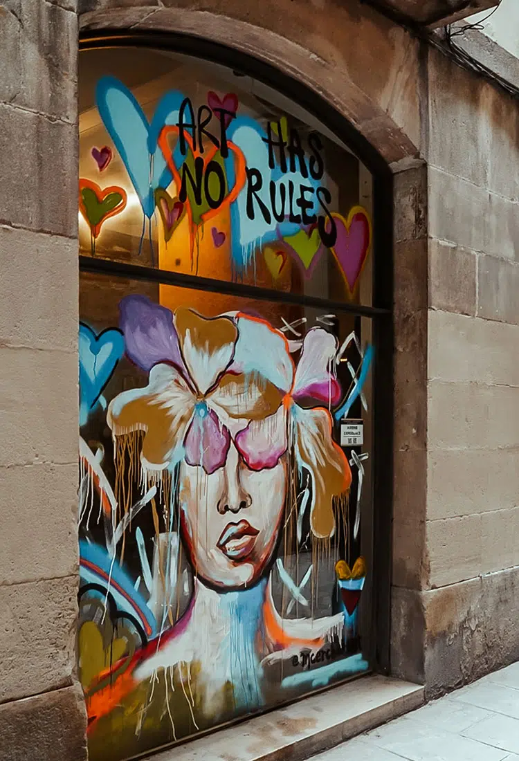 Unterwegs im Barri Gòtic in Barcelona