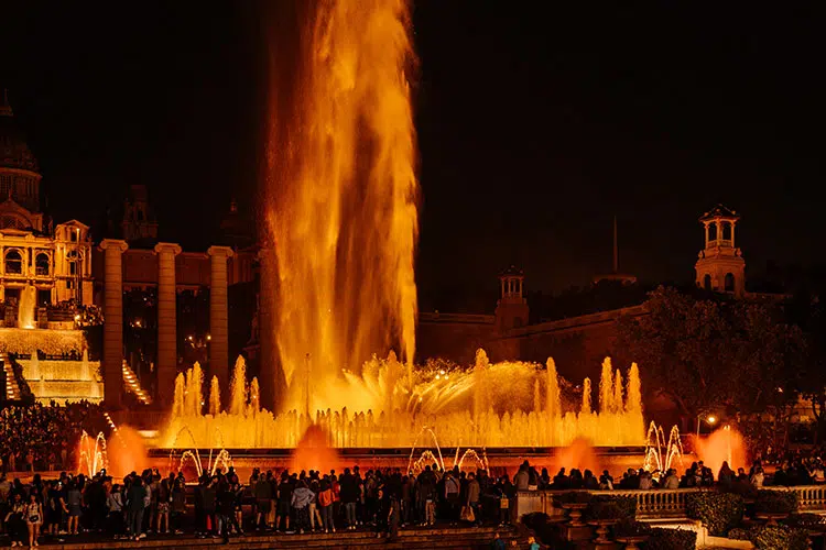 die Font Màgica, der magische Brunnen am Fuße des Montjuïc