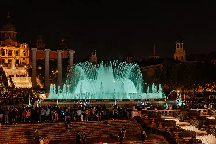 die Font Màgica, der magische Brunnen am Fuße des Montjuïc