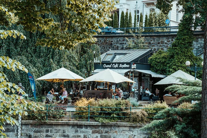 Das Grand Café Septime in Karlsbad