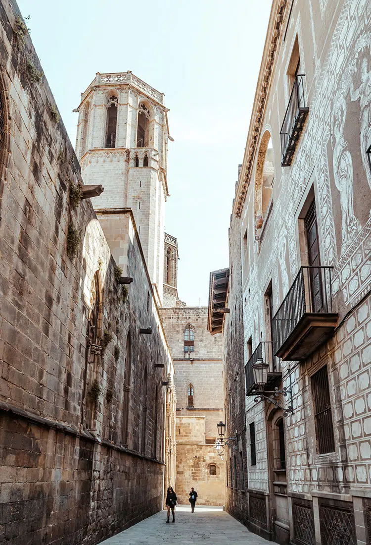 Die Kathedrale La Seu in Barcelona