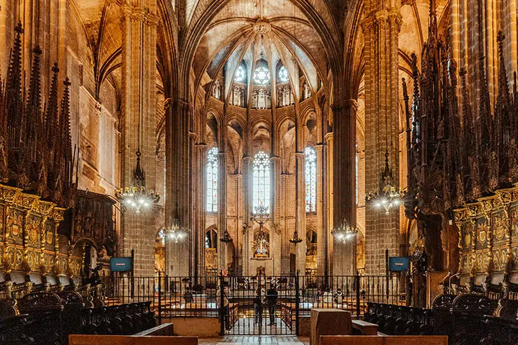 Die Kathedrale La Seu in Barcelona