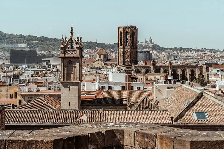 Die Kathedrale La Seu in Barcelona