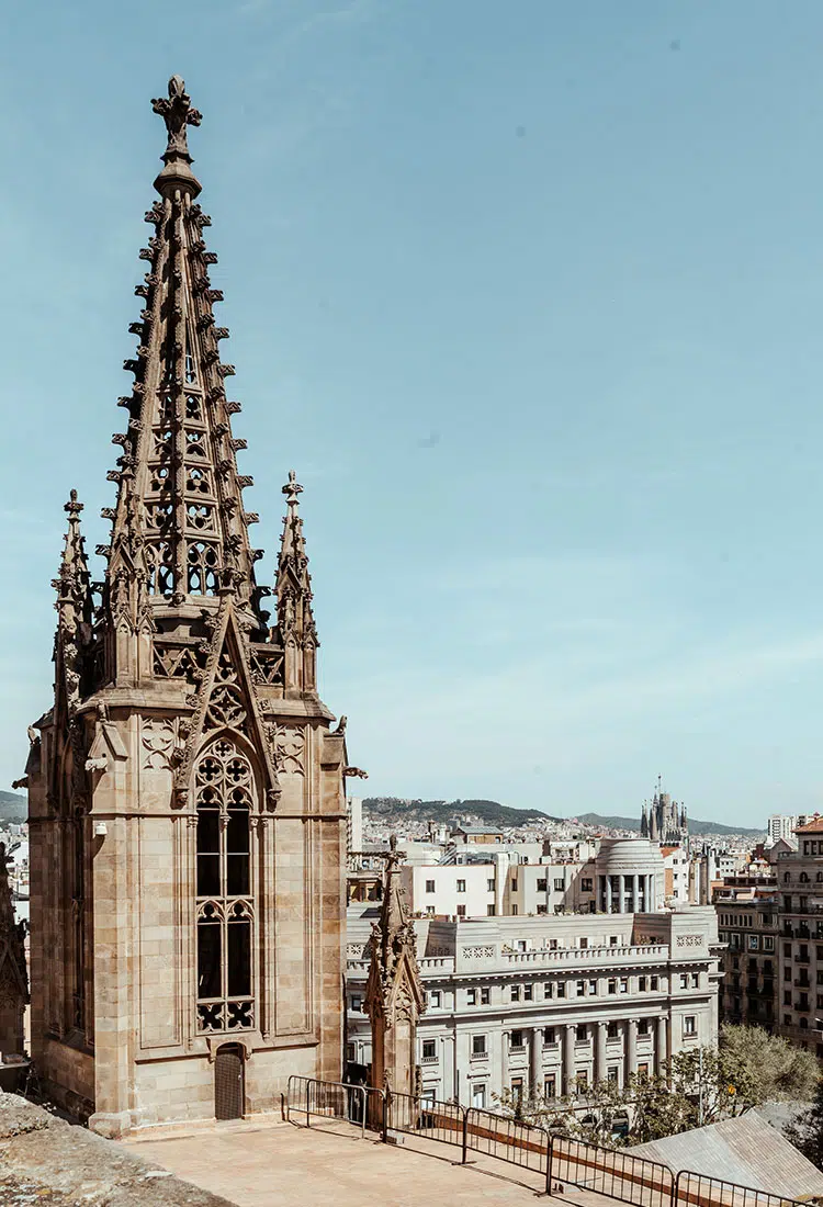 Die Kathedrale La Seu in Barcelona