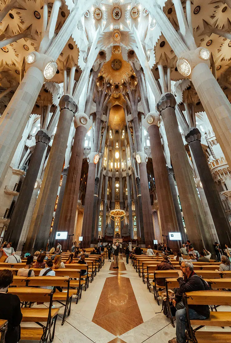Die Sagrada Família in Barcelona