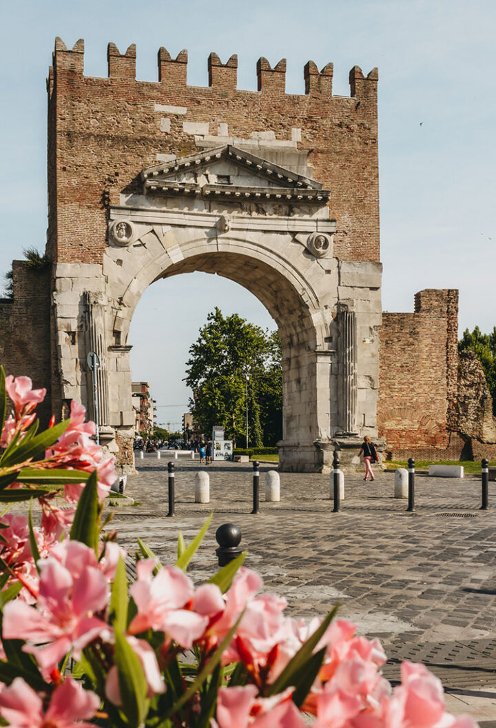 Augustusbogen, Rimini, Italien