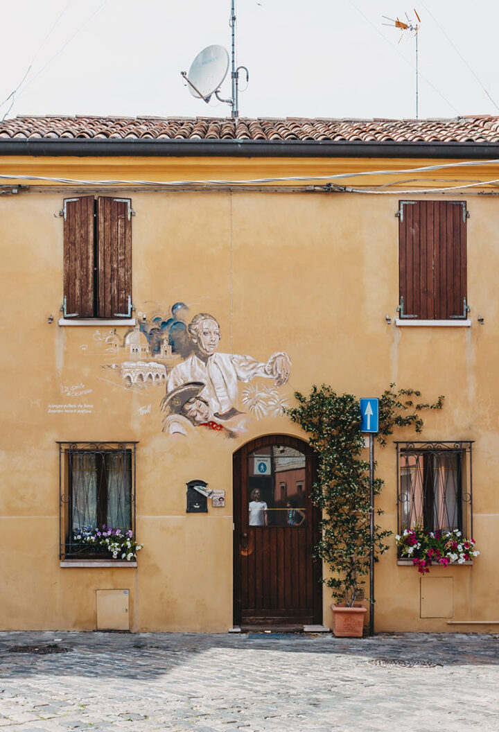 Borgo San Giuliano, Rimini, Emilia-Romagna, Italien
