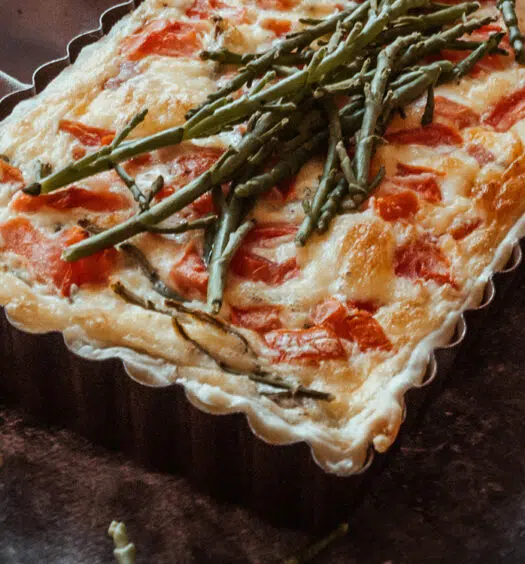 Bretonische Quiche mit Salicorne Rezept