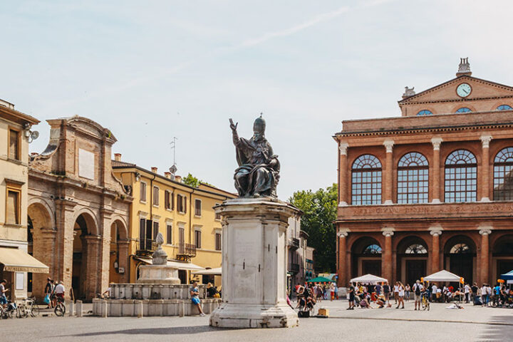 Altstadt Rimini, Emilia-Romagna, Italien