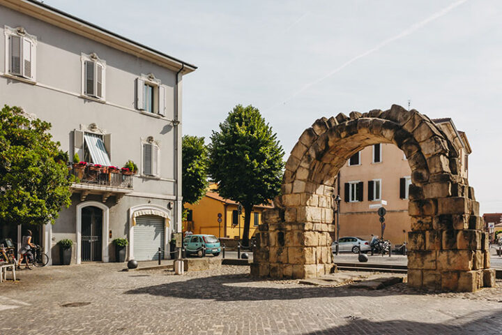Altstadt Rimini, Emilia-Romagna, Italien