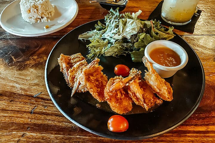 Carribean Coconut Shrimps im Xantolo – Isla Mujeres