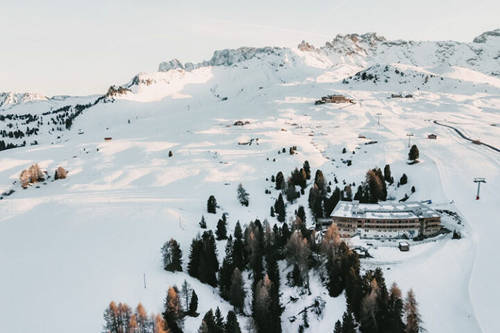 Paradiso Pure.Living auf der Seiser Alm in den Dolomiten