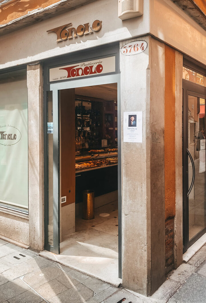 Die Pasticceria Tonolo in Venedig