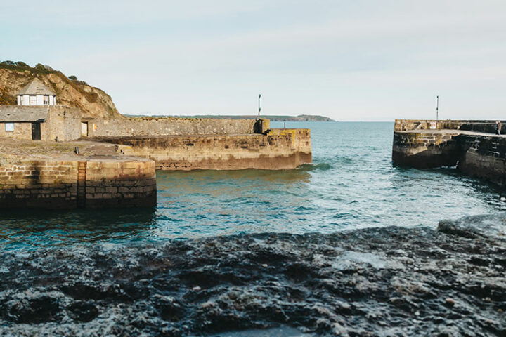 Charlestown in der St Austell Bay, England