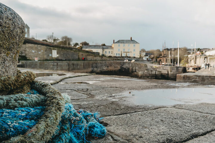 Charlestown in der St Austell Bay, England