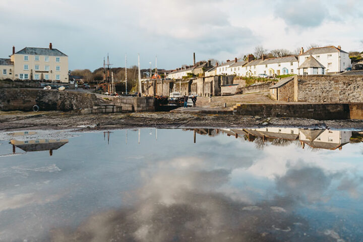 Charlestown in der St Austell Bay, England
