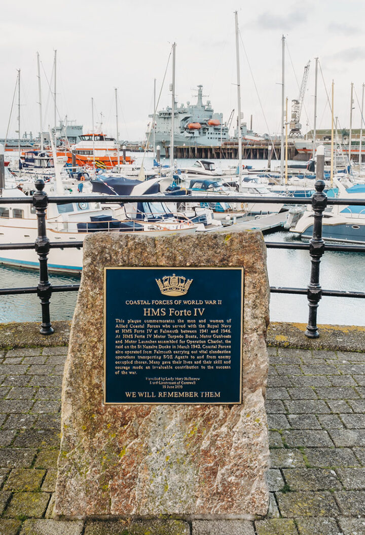 Das englische Hafenstädtchen Falmouth