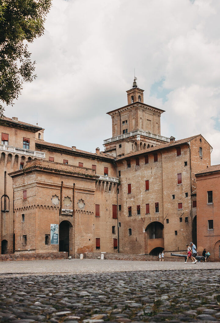 Castello Estense, Ferrara, Emilia-Romagna, Italien
