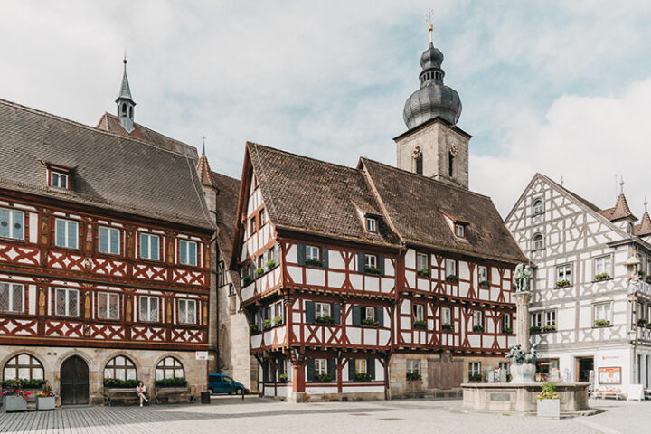 Königsstadt Forchheim, Franken, Deutschland