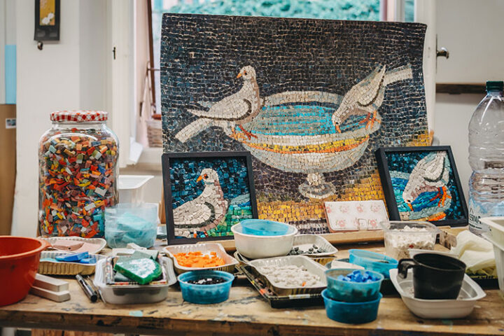 Mosaik Workshop bei Koko Mosaico in Ravenna